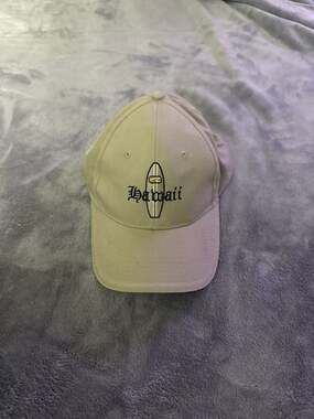 Surfware Hawaiian Classics Beige Surfboard Dad Hat Adjustable Cotton Cap